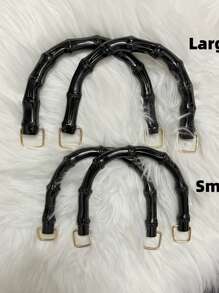 1pc Handmade Woven Bamboo Knot Handle DIY Bamboo Bag Handle Resin Handbag Handle Beach Accessories Daisy