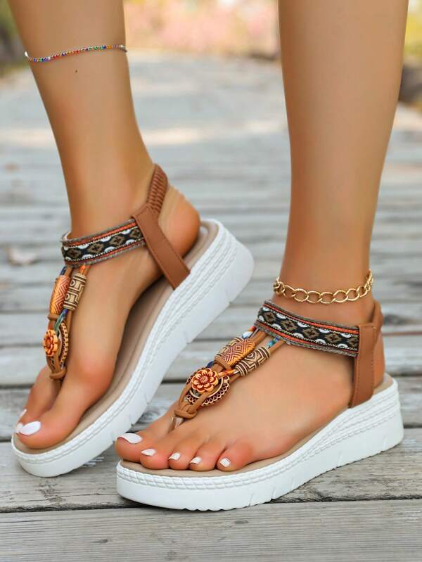 Hot Selling Boho Chic Fashion Versatile Women's Sandals