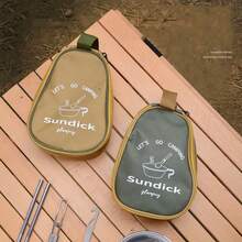 Outdoor Camping Cookware Storage Bag, Portable Carry Handle Bowl Pouch, Utility Organizer Bag - Multicolor - View 1