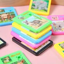 Set de 10 piezas de juguetes de rompecabezas de animales, regalos para fiestas de cumpleaños, relleno de piñatas y recompensas, en colores surtidos, adecuados como regalos de Pascua, Halloween, Navidad, invierno, Año Nuevo, decoración de habitación de Pascua