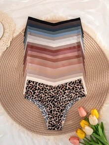 Set de 21 bragas de bikini adhesivas y cómodas para mujer - Multicolor - Ver 4