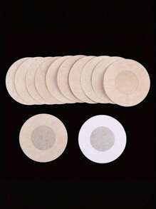 2/6/12 Pcs Reusable Seamless Silicone Nipple Covers - Invisible, Self-Adhesive, Anti-Convex Breast Patches For Women - Comfortable, Breathable, And Easy To Clean Bra Accessories