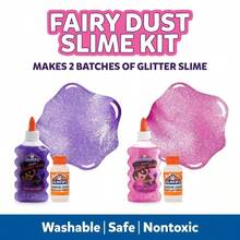 Dcgjmnfgmnjfv- 4pk Fairy Dust Slime Kit With Glue & Activator Solution: Magical DIY Art Kit, Glitter Craft Activity - 1 - View 3