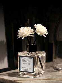 1 pièce/2 pièces Ensemble d'huiles parfumées pour la maison 50 ml, senteurs de osmanthe, jasmin, pêche blanche, thé blanc, gardénia. Longue durée et fraîcheur. Convient pour la salle de bain, le salon, la chambre à coucher (quantité aléatoire de bâtonnets parfumés/fleurs décoratives) - Divers parfums - Voir 8