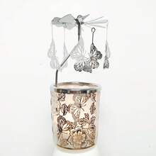Butterfly Tea Light CandleHolder Rotary Candle Holder Spinning For Festival Gifts