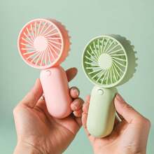Portable Handheld Makeup Fan, Makeup Setting Tool, Women's Summer Cooling Device, Quiet Desktop Mini Electric Fan For Dorm