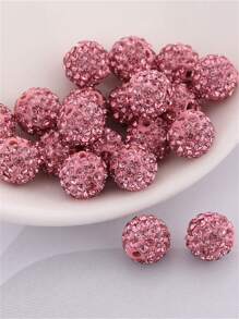 20pcs/Pack Ceramic Rhinestone Ball Handmade Bead DIY Bracelet Necklace Jewelry Accessories