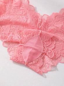 6条装女士性感蕾丝中腰无缝收腹条纹内裤 - 彩色 - 查看 8