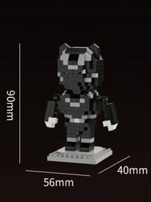 Takara Tomy Spider-Man Building Blocks IronMan Groot Brick Cartoon Character Rocket Raccoon Micro Rhinestone Small Particles Assembled DIY Building Block Toys Children Birthday Gift