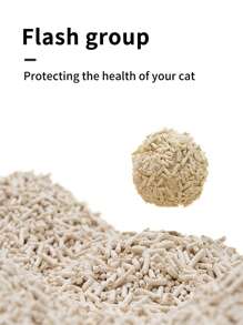 6L geruchsabsorbierendes Katzenstreu aus Tofu, schnell aufquellend, gute Wasseraufnahme, Katzen Haustierzubehör, Leckerchen, Bentonit Katzenstreu