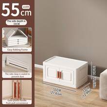 Meuble de rangement et d'exposition polyvalent de 55 cm de large, grand espace, à l'épreuve de la poussière et des insectes, mode et élégant