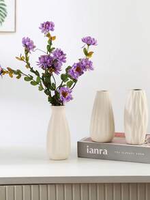 6 piezas Jarrones cerámicos miniatura de estilo nórdico minimalista para flores secas, decoración de escritorio, oficina, sala de estar, accesorios hechos a mano para el hogar, decoración del hogar, jarrones de flores, jarrones de vidrio