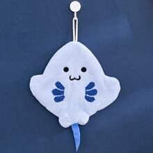 1pc/5pcs Cartoon Ocean Series Hand Towels, Cute Absorbent Thick Soft Children Hand Towels For Kitchen, Bathroom