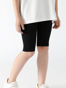 1/2 件儿童凉爽柔软透气 3/4 紧身裤，适合春夏季日常穿着