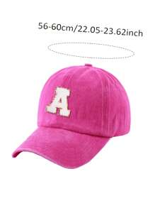 1 st. Kinderen' 26 Letters Baseball Cap Truck Driver Hat, Modieuze Casual Cap Voor Meisjes Terug Naar School Dagelijkse Kleding