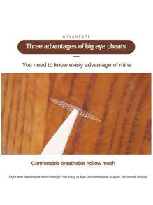 1 Roll 360pcs Water-Activated Lace Double Eyelid Tapes, Invisible No Adhesive Lasting Eyelid Fibers Ideal For Makeup,Makeup,Cheap,Room Decor,Vanity,Travel,Bedroom,Makeup Accessories