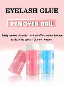 2瓶镊子清洁睫毛延长工具30ml镊子清洁海绵球无残留增加摩擦液体胶水去除剂清洁工具 - 彩色 - 查看 6