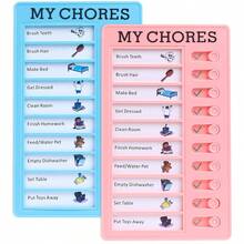 Alphabet Graphic Board, Self Disciplined Clock In Device, Clock In Notes, Growth Plan Tasks, Back To School Season - Multicolor - View 9