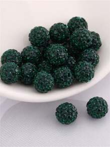 20pcs/Pack Ceramic Rhinestone Ball Handmade Bead DIY Bracelet Necklace Jewelry Accessories