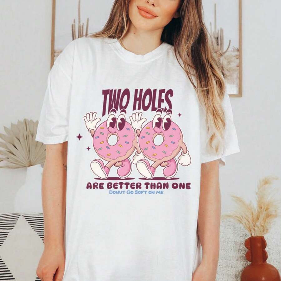 Womens Summer Tops Dirty Women Shirts, Inappropriate Adult Humor Shirt, Sarcastic Offensive Sweatshirt, Adult Humor Gift, Dirty Humor Shirt, Funny Gag Gift,Womens Oversized Tee Shirts 220g Heavy Cotton T-Shirt (1 PC) - trắng - Xem 1