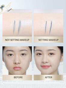 CATKIN Dreamy Air Makeup Loose Powder, Matte Finish, Oil Control (With Powder Puff) - C01 Natural Color - C01 Natural Powder - 查看 5