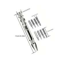 8-In-1 Multifunctional Screwdriver: Aluminum Alloy Combo Tool For Disassembly And Repair, With Phillips And Slotted Tips - Multicolor - View 14