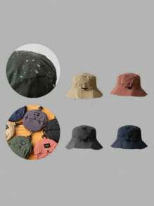 1 pieza Sombrero de cubo plegable y empacable, protección UV, sombrero de sol delgado y de secado rápido para exteriores, pesca, ciclismo para hombres y mujeres