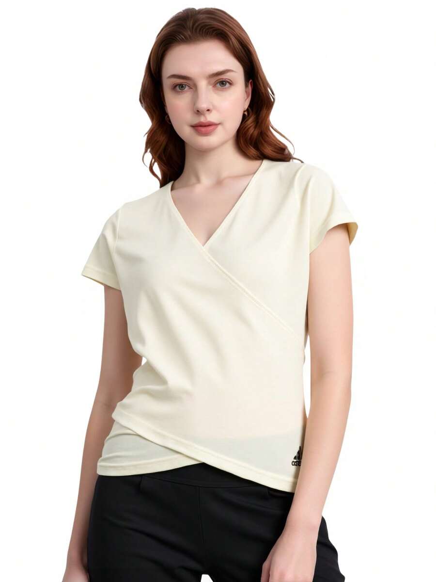 Adidas G YOGA TEE - Black - View 1