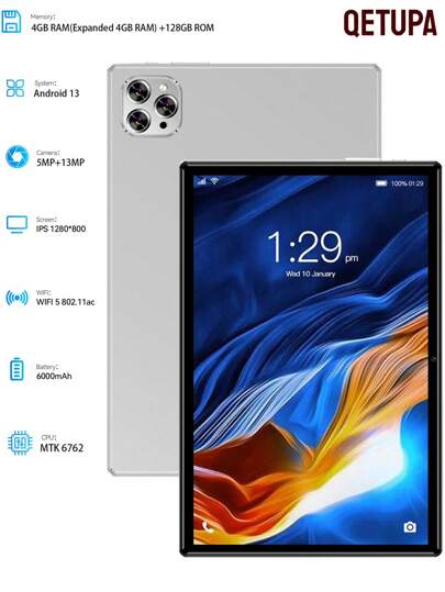 Qetupa 10.1インチ Android 13 タブレット M9-4 新品 Qetupa M9-4 10 1インチ Android 13 タブレット 6GB RAM+