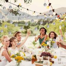 1pc Pieces Of 3CM Disco Ball Decoration Reflective Disco Ball Party Decoration Reflective Function Disco Ball Decoration Bar - Silver - View 1