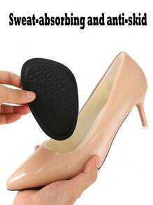 Soft High Heel Front Cushion Pads For Women, Non-Slip Breathable Sweat-Absorbent Foam Insole For Shoes Too Big