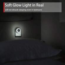1pc Led Night Light With Dusk-To-Dawn Sensor, Energy Saving, Suitable For Bathroom, Bedroom, Kitchen, Hallway