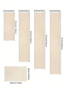 1 pieza Camino de mesa a rayas blanco y negro simple, 4 piezas Manteles individuales a rayas blanco y negro simple, aptos para fiestas, cumpleaños, cenas, decoración de cocina y comedor, aplicable para todas las temporadas, decoración para el hogar - Multicolor - Ver 6