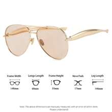 Women Semi Metal Fashion Glasses - Minimalist, Champagne Gold Color Blocking,Unique Leg Fashion Casual Oversized Glasses For Women Men Eyewear For Summer Beach Vacation,Outdoor,Travel
