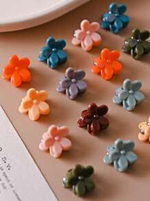 30 pezzi Delicati Mini Fermagli per Capelli a Fiore, Vintage Piccoli Fermagli per Capelli Colorati, Accessori per Capelli Carini da Principessa per il Ritorno a Scuola
