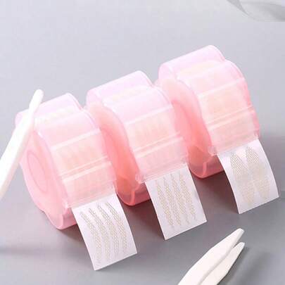1 Cuộn 360 miếng băng dán mí mắt hai lớp kích hoạt bằng nước, vô hình, không keo dính, sợi mí mắt bền lâu, lý tưởng cho trang điểm, đồ trang điểm, giá rẻ, trang trí phòng, bàn trang điểm, du lịch, phòng ngủ, phụ kiện trang điểm, giá rẻ, quà tặng Giáng sinh, dụng cụ trang điểm, đồ rẻ tiền, quà tặng, quà tặng cho phụ nữ, quà Giáng sinh, quà khuyến mãi, du lịch, đồ rẻ tiền, đồ dùng cần thiết khi đi du lịch