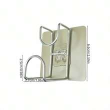 Stainless Steel Foldable Wall Mounted Hook - No Drilling Required, Space Saving Bathroom Organizer Rack For Towels, Basins And More, Modern Bathroom Storage And Accessory, Practical Hanging Hook Christmas Decor