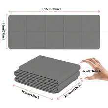 1pc Folding Yoga Mat Thick Yoga Mat Water Proof Yoga Mat Comfortable Yoga Mat 183*61*0.4cm/0.5cm Thickness Recommended For Beginners Soft Cushion Fitness Mat Double-Sided Yoga Mat Exercise Mat For Sports Fitness, Fitness Floor Mat , Gym Set ,Suitable For Gift Giving,Mother's Day Gift, Birthday Gift, Christmas Gift,Gymnastics, Exercise, Pilates, Workout At Home, Sports Socks, Fitness Socks Yoga Socks Pilates Socks