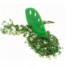 1pc Herb Stripper Tool - Quick & Effective Removal Of Parsley, Cilantro, Rosemary Leaves - Durable ABS Plastic, Green, Portable Kitchen Gadget - Multicolor - View 5