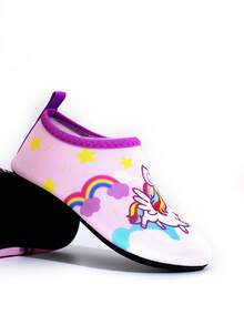 1 Pair Kids' Summer Water Shoes Outdoor Aqua Shoes Yoga Shoes Cartoon Anti-Slip Breathable Beach Shoes Training Shoes - Multicolor - View 4