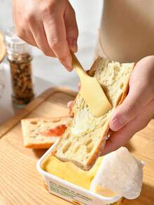 2-In-1 Multifunctional Silicone Butter Scraper/Jam Spoon, Double-Headed Design, Can Clean Peanut Butter Jars, Kitchen Tool, Suitable For Cream, Cooking, Etc. - Multicolor - View 8