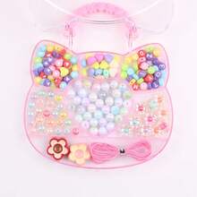 1 Box Mixed Acrylic Beads Kit, DIY Jewelry Making Supplies For Beginners - Multicolor - View 11