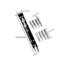 8-In-1 Multifunctional Screwdriver: Aluminum Alloy Combo Tool For Disassembly And Repair, With Phillips And Slotted Tips - Multicolor - View 10