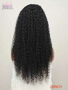 Peluca CurlyMe de cabello crespo y sin pegamento, con microcapucha 9x6, encaje transparente con nudos diminutos, cabello predecolorado, 180% de densidad, longitud de 16-28 pulgadas, con encaje frontal precortado y preaclarado, color natural para mujeres - SNatural - Ver 14