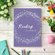 Reading Planner;Reading Log;Perfect Partner For Your Reading Plan;Write Down Any Thoughts About Books You Like;100GSM Pager;8.3*5.5inch Size; Back To School