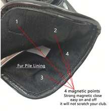 1piece Golf Putter Cover Golf Club Head Cover PU Material For Blade Mallet Putter Cover For Scotty Cameron Odyssey Taylormade Ping Etc...