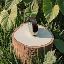 1pc Handmade Women's Dried Flower Resin Ring - Dried Flower Wood - View 8