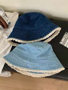 New Casual Brimmed Bucket Hat, Versatile Sun Protection Summer Bucket Hat, Spring/Summer - Bucket Hat - View 6