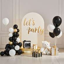 1/3 件拱门背景，5.9 英尺、6.56 英尺、7.2 英尺米色拱门盖 2 片聚酯拱门背景，适合生日派对、婚礼、拱门架装饰（不含拱门，仅含织物背景）适合婚礼、生日、周年纪念、毕业典礼和派对装饰、多功能活动盖 | 现代拱门盖 | 耐用面料、婚礼装饰