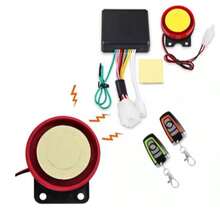 Motorcycle And Bicycle Anti-Theft Alarm With Smart Wireless Remote Control, Super Loud Alarm Sound, Convenient One-Click Operation - Black - View 2